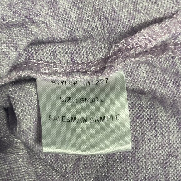 Sadie & Sage Lavender Knit Sweater Top | Cropped Long Sleeve | Size S - Picture 4 of 4